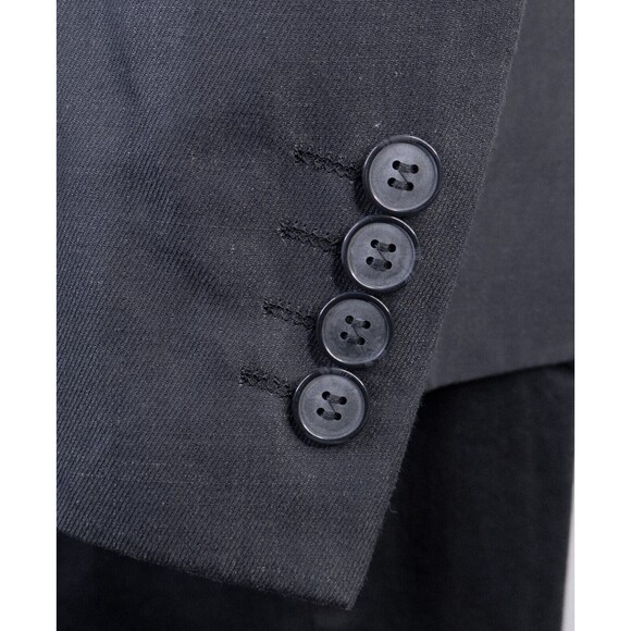 ENGLISH LAUNDRY Gray Tuxedo Sport Coat Suit Jacket Cotton Blend Sz 40L 1-Button - Picture 7 of 13